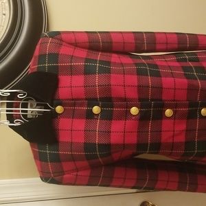 CLASSIC PLAID❣️Talbots plaid blazer